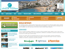 Tablet Screenshot of dreamhomesgrancanaria.com